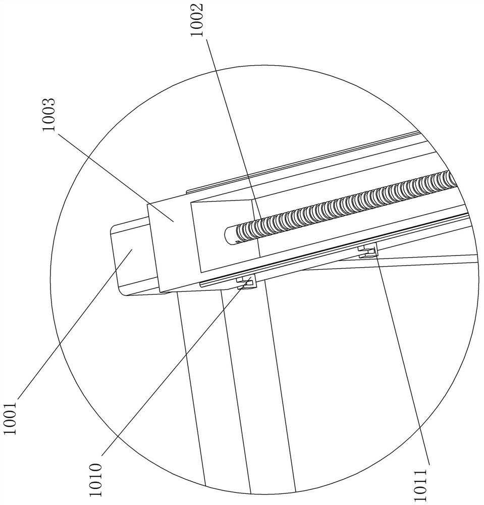 An electric power tower angle steel detection device and detection method