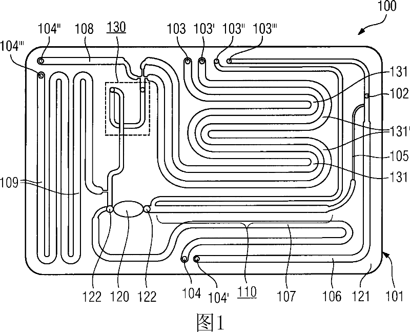 Arrangement for integrated and automated DNA or protein analysis in a single-use cartridge, method for producing such a cartridge and operating method for dna or protein analysis using such a cartridg