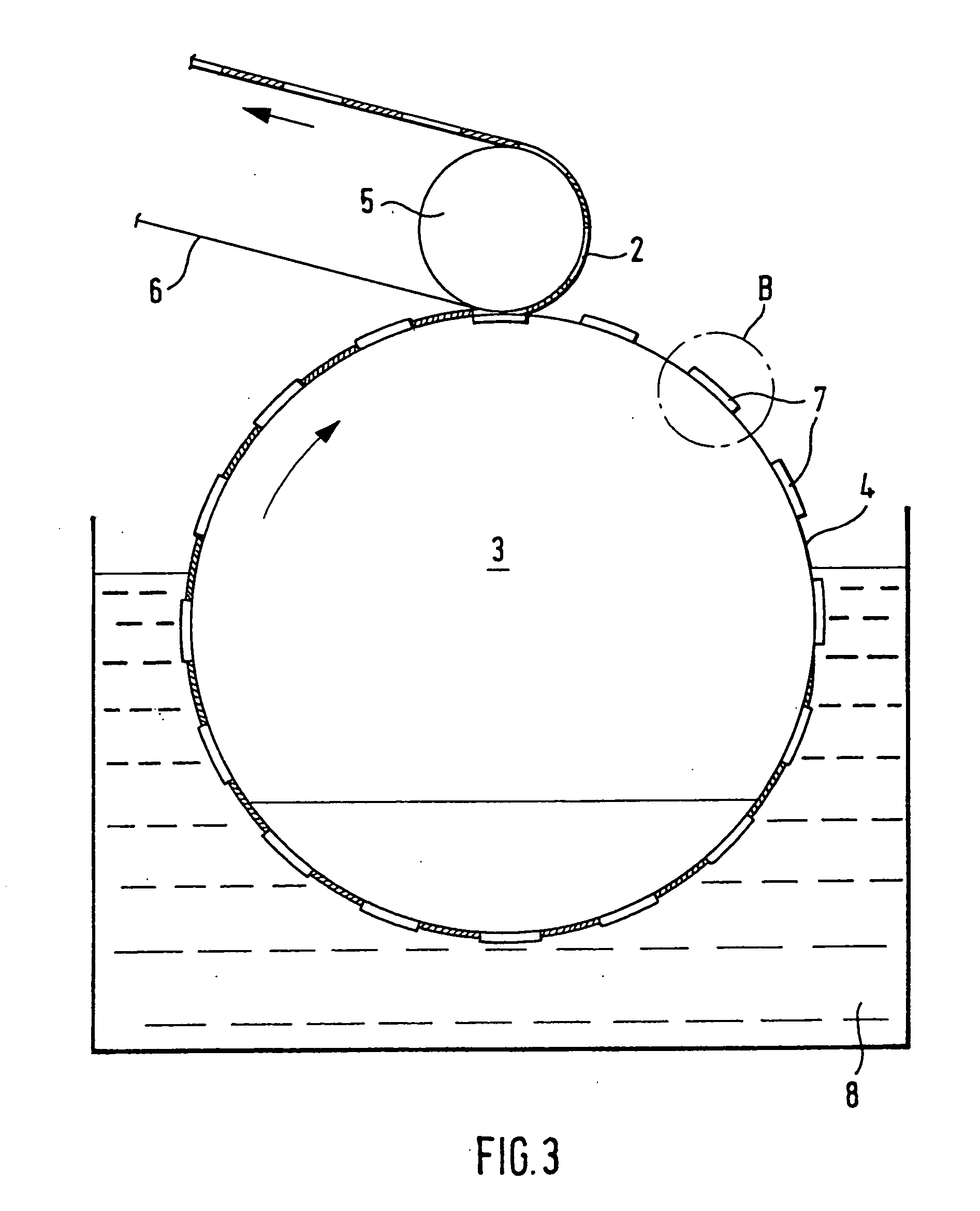 Security paper and method and device for producing the same