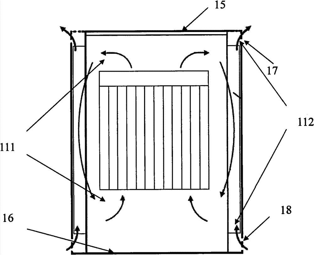 Natural heat dissipation outdoor cabinet