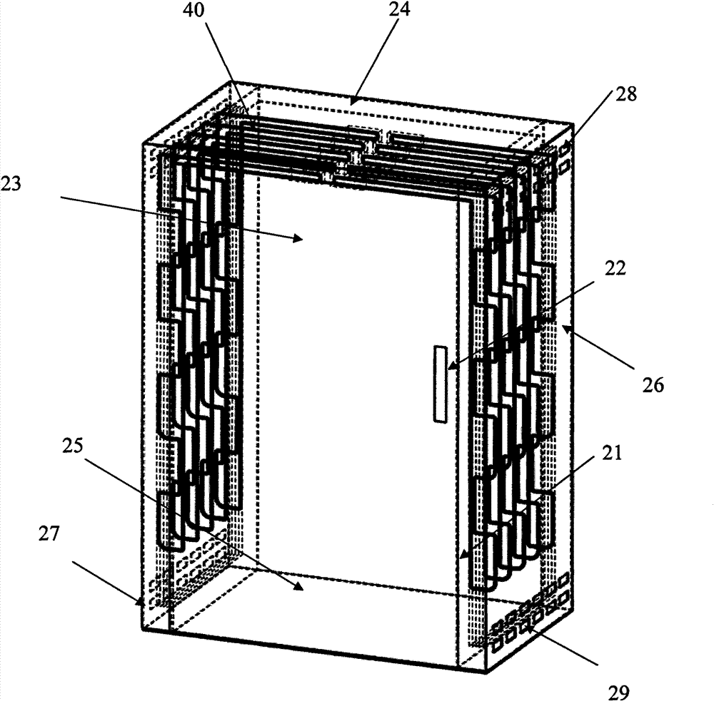 Natural heat dissipation outdoor cabinet