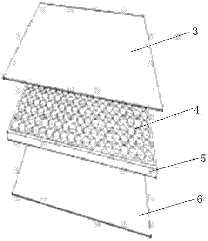 Bamboo-based flat pallet used for logistics operation and production method thereof