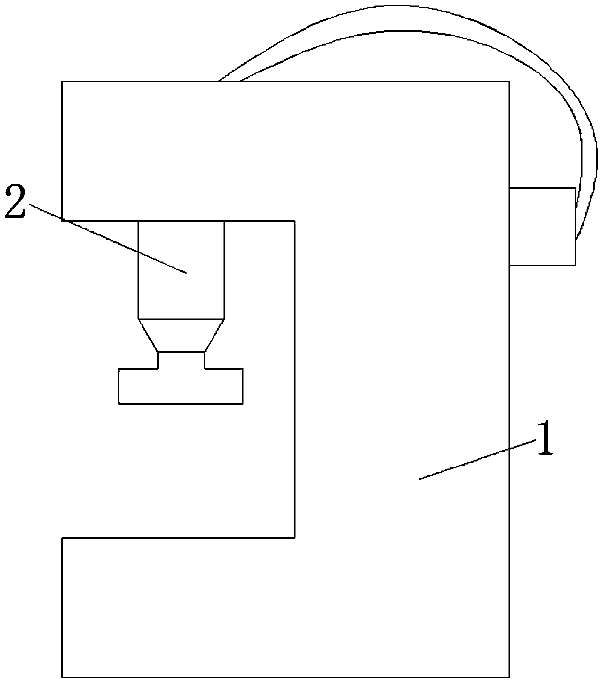 A filling machine that prevents clogging during filling of mixed yoghurt