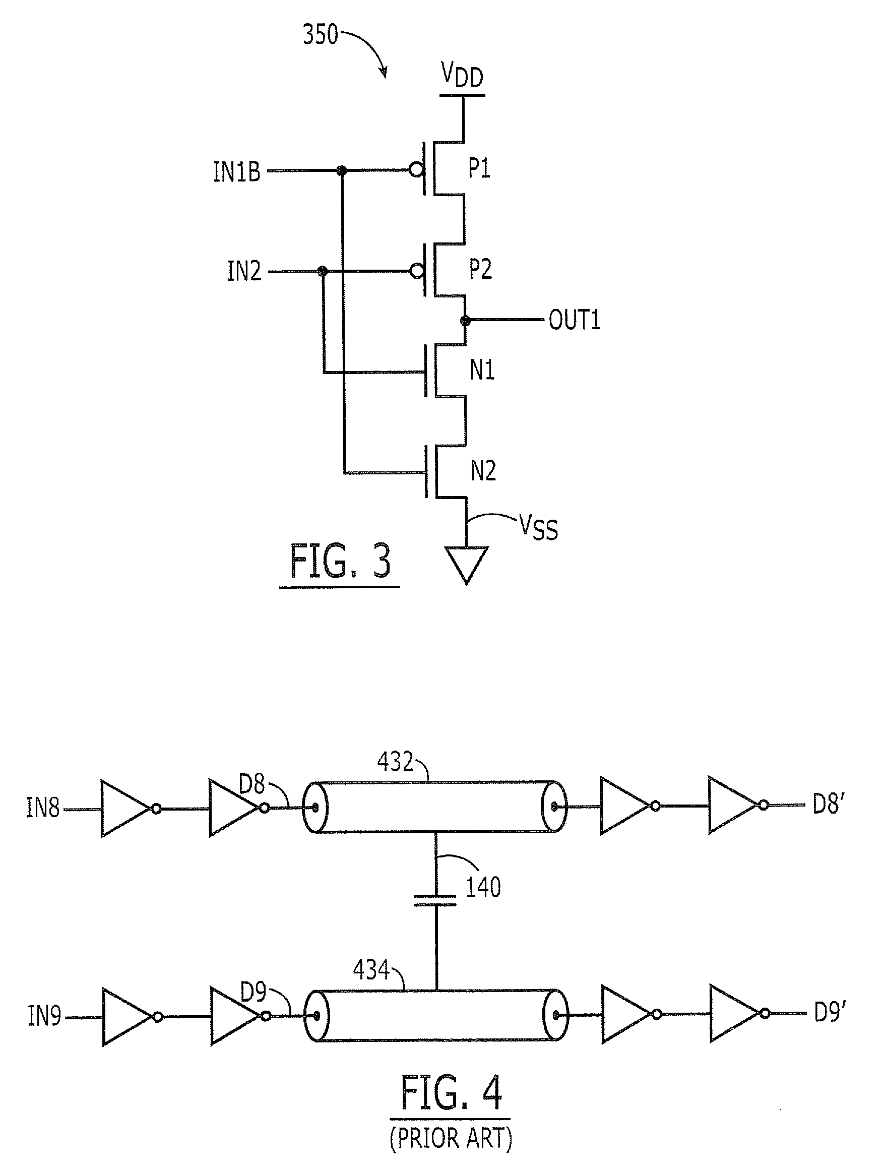 Skew-reducing signal line sub-driver circuits, methods and systems