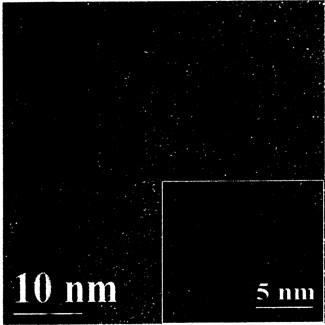 Process for preparing water soluble CdTe/CdS nuclear/shell type quantum point by microwave radiation reaction