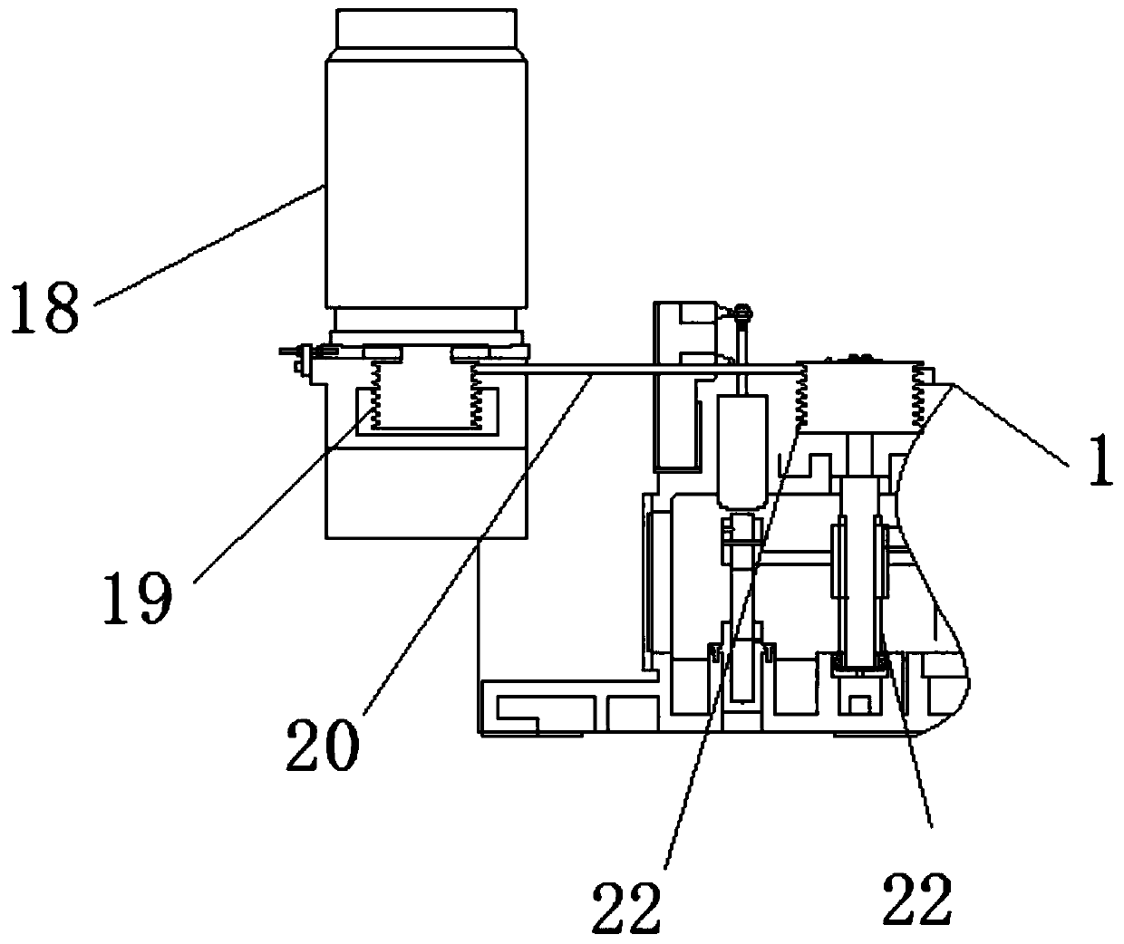 Novel vertical numerical control turning and grinding composite machine tool