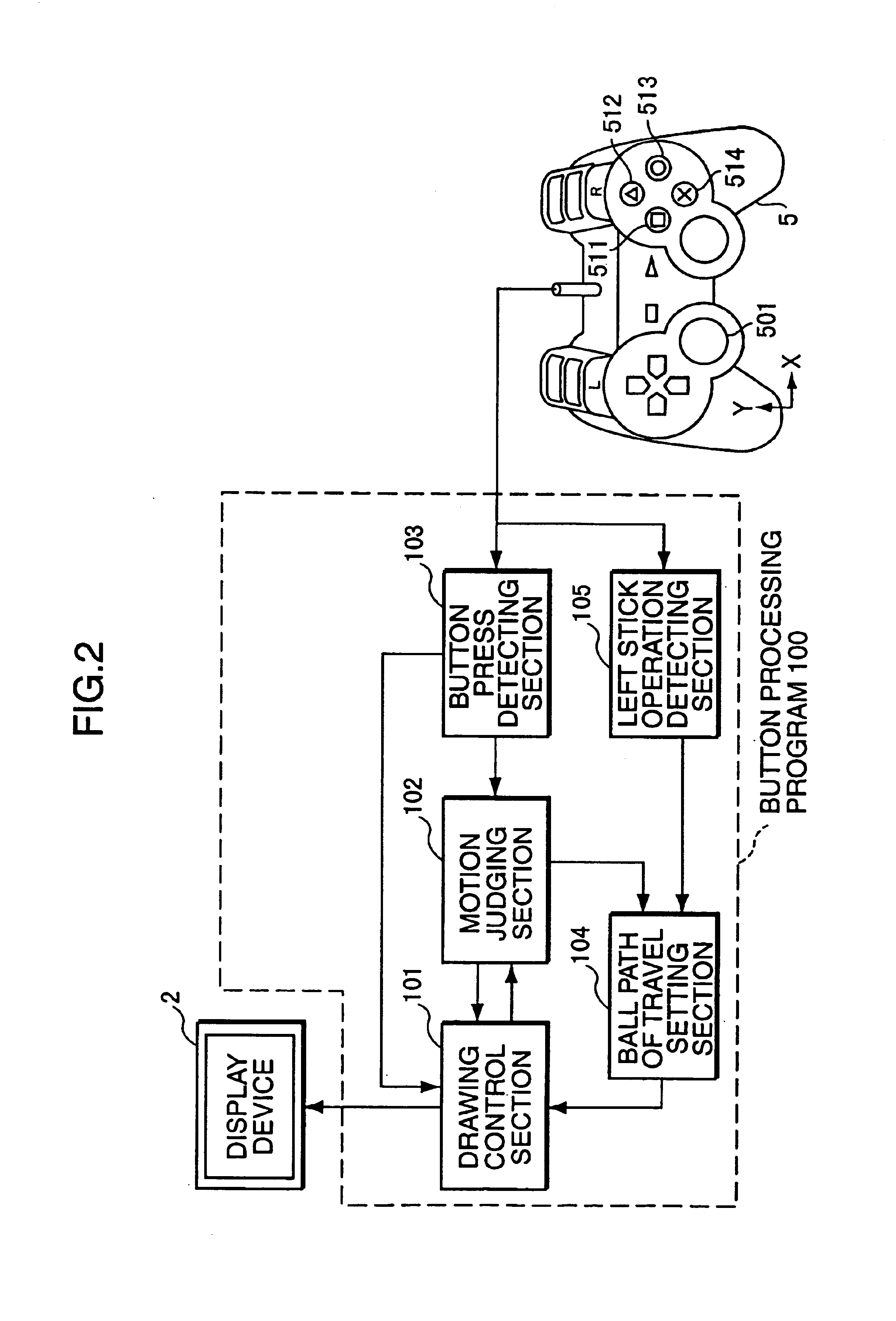 Readable storage medium storing action game program, and action game device and control method for same