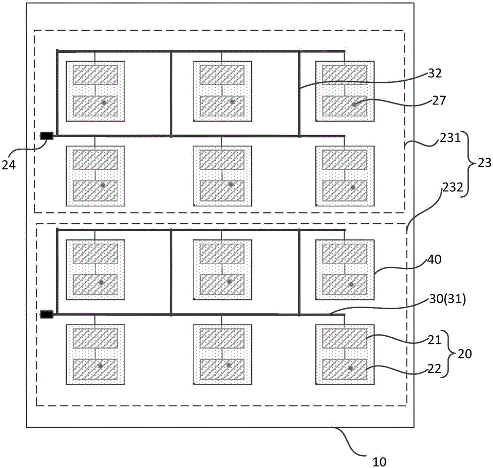 Display panel, integrated pressure induction display device and driving method