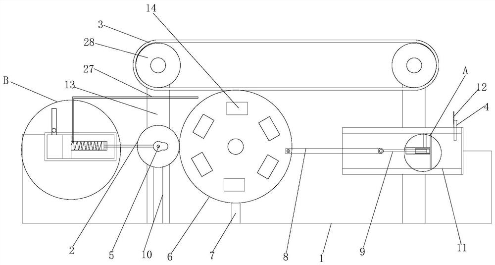 Driving force and speed deviation detection device for escalator handrail belt