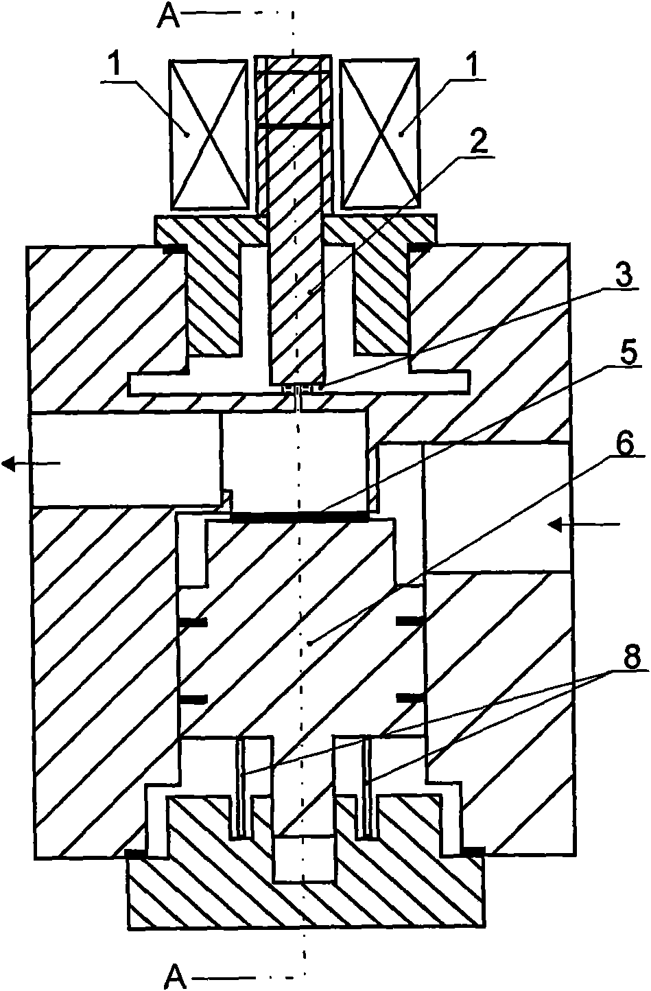 Water-control type water-return secondary stop safety protector for hydraulic compressor