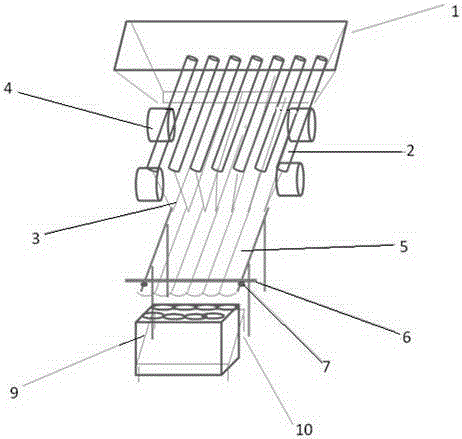 Batch simple liquor relief gun head box packing device