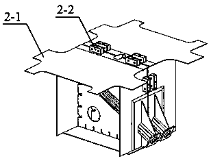 Large section steel box beam amplitude-selection matching structure and manufacturing method