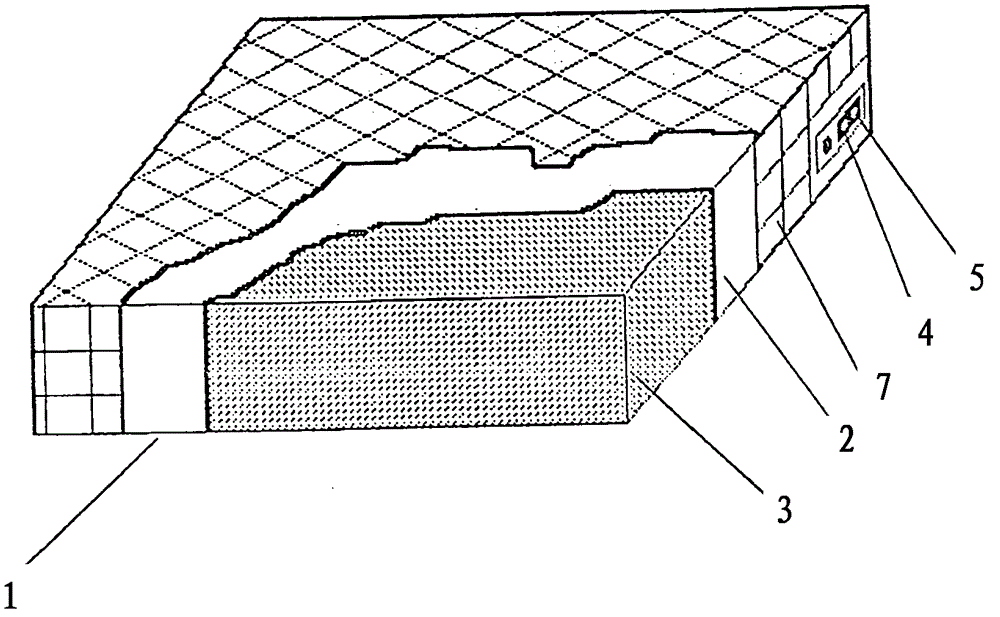 Universal bed insert constructed from an air cushion incorporating an airtight valve and method for its production