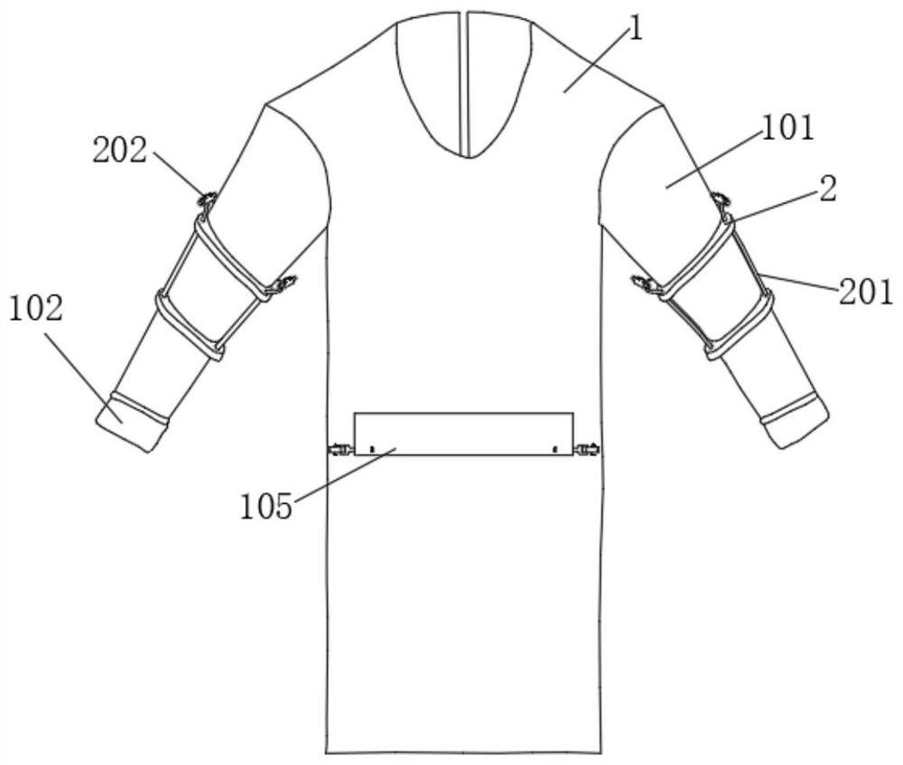 Special medical clothes for interventional operations in cardiovascular medicine department