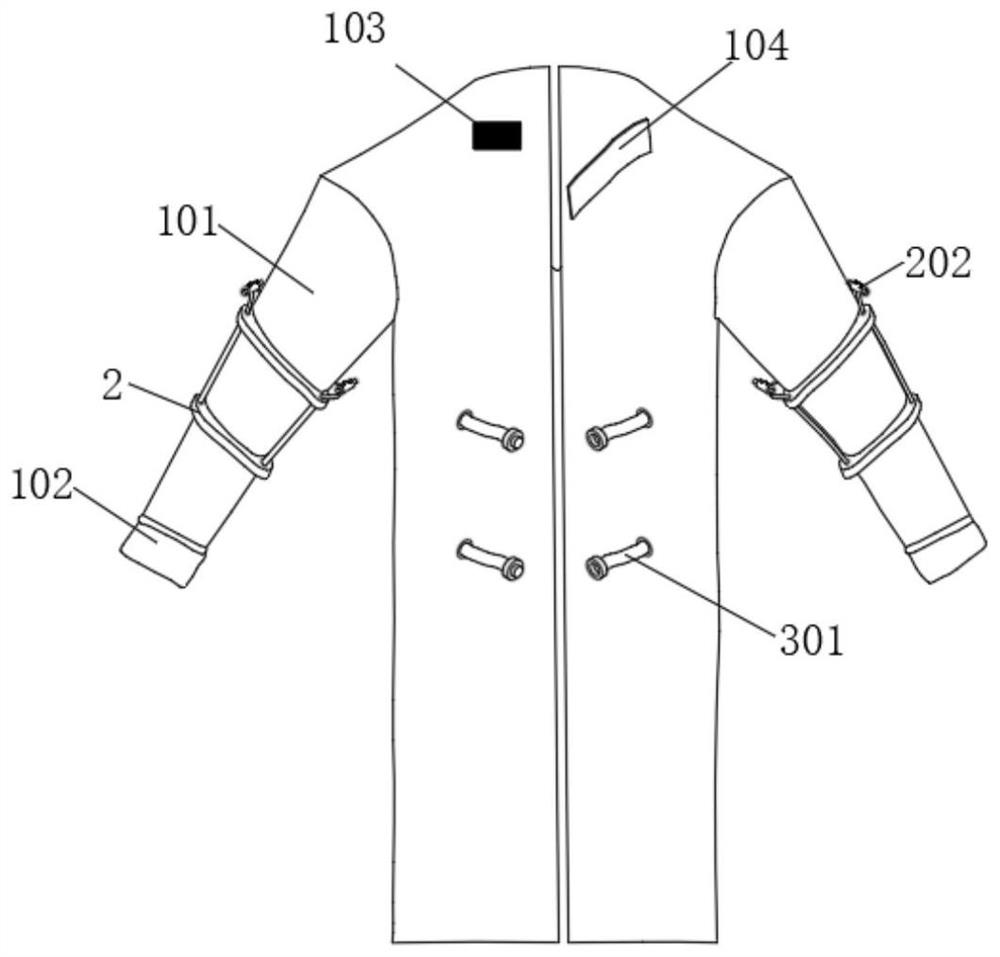 Special medical clothes for interventional operations in cardiovascular medicine department