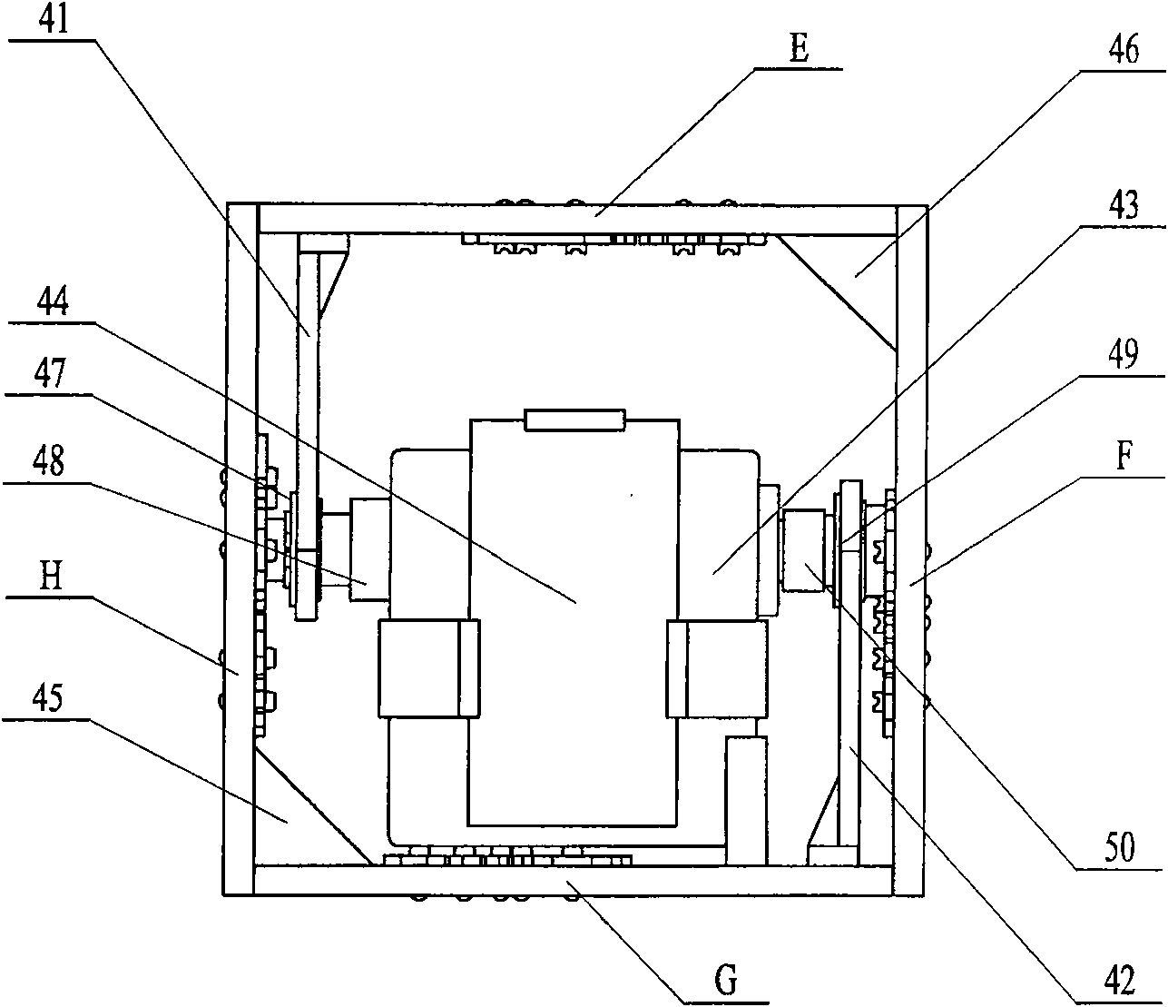 Double L-shaped cubic modularized self-reconstruction robot based on rotary hook hole