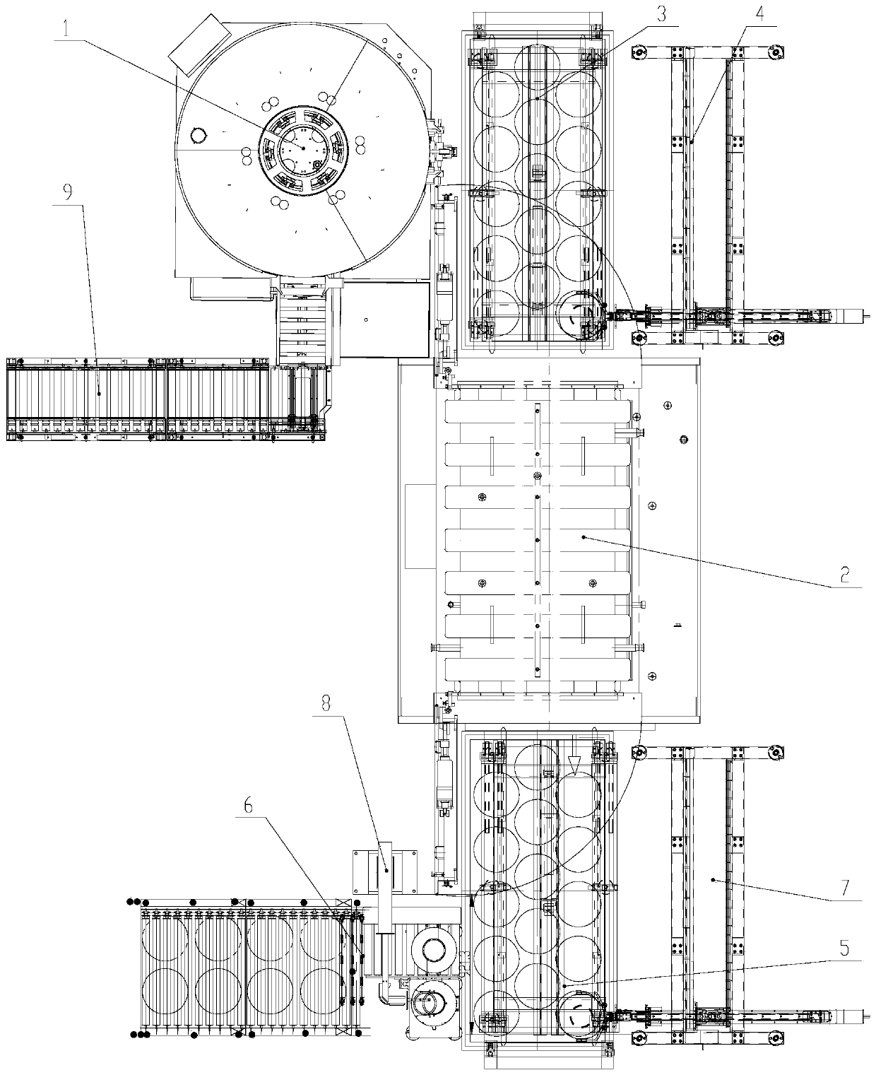 A cleaning and sterilization linkage line