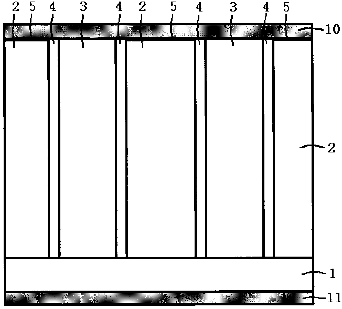 Schottky semiconductor device with insulating layer isolation structure and preparation method thereof