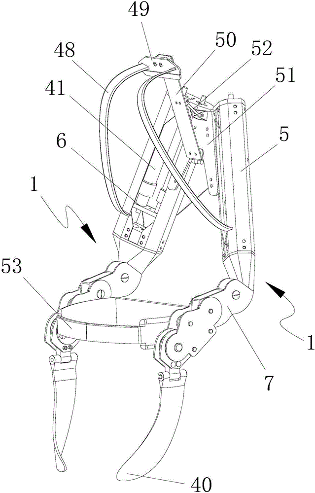 Wearable exoskeleton power assisting device