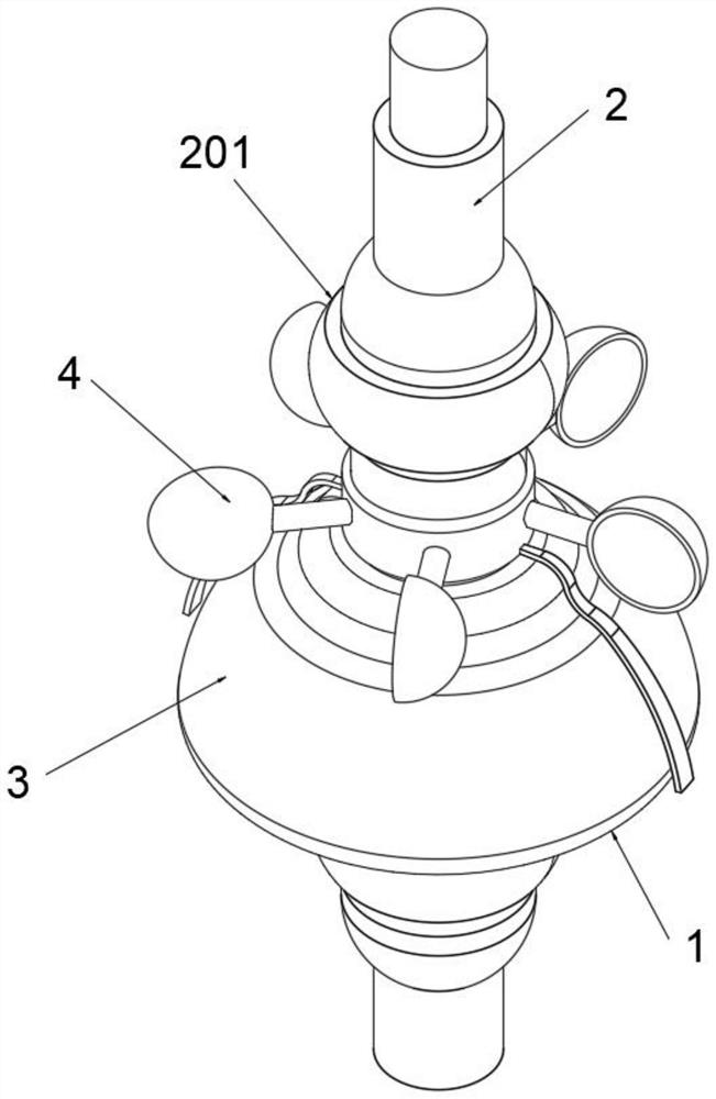 Insulator with self-cleaning effect for overhead transmission line