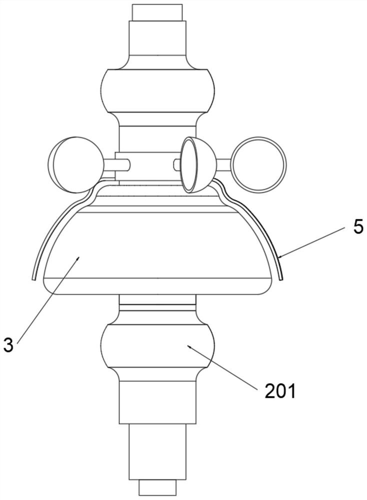 Insulator with self-cleaning effect for overhead transmission line