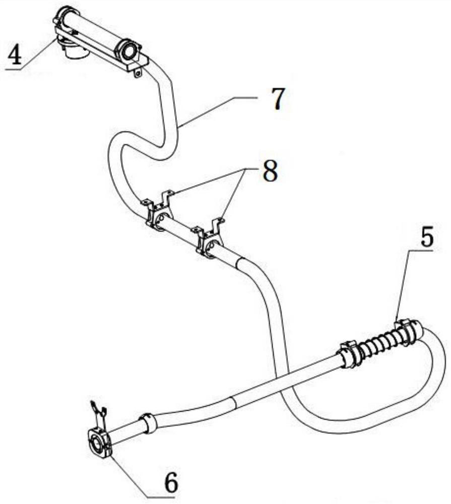 Six-axis robot pipeline package device