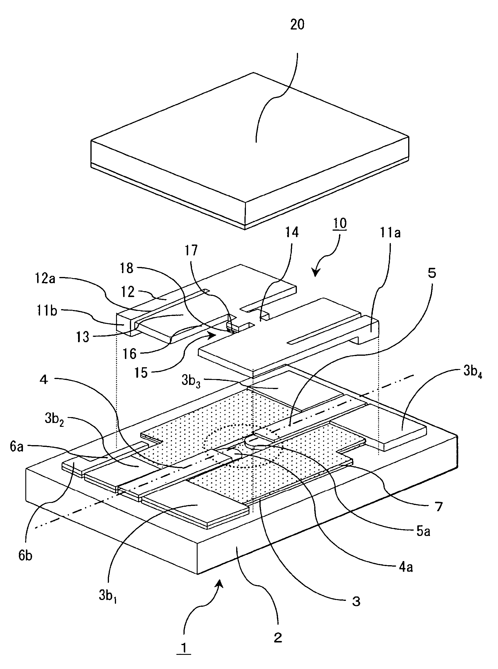 Contact switch for high frequency application