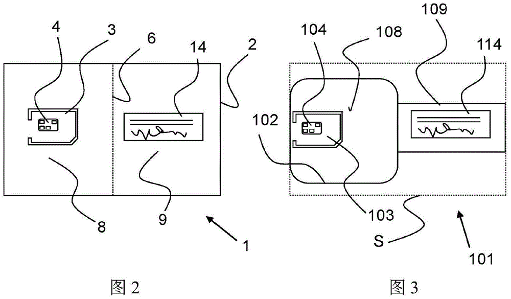 Chip card device and method for manufacture thereof