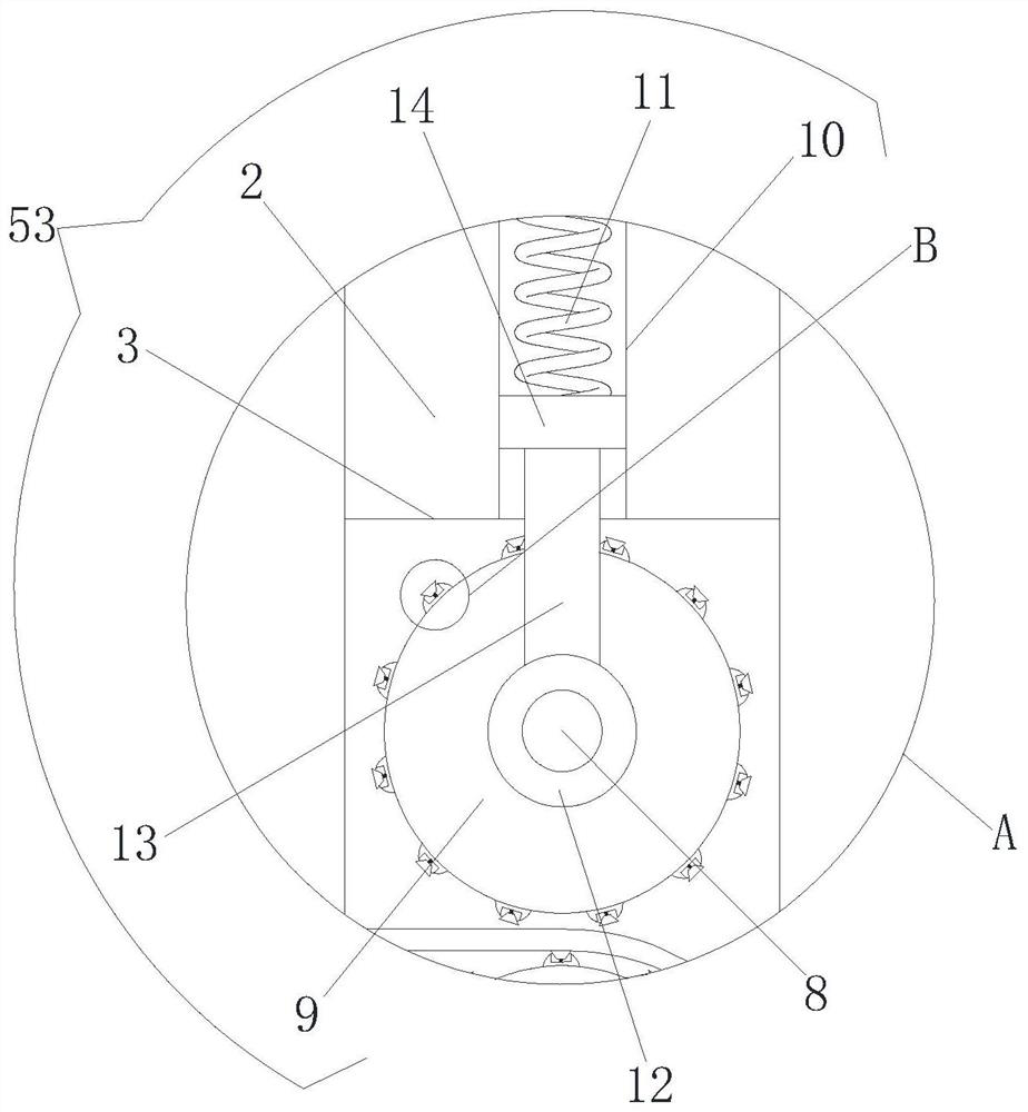 Winding equipment for single-warp and single-weft plain woven fabric of bamboo fibers and chemical fibers