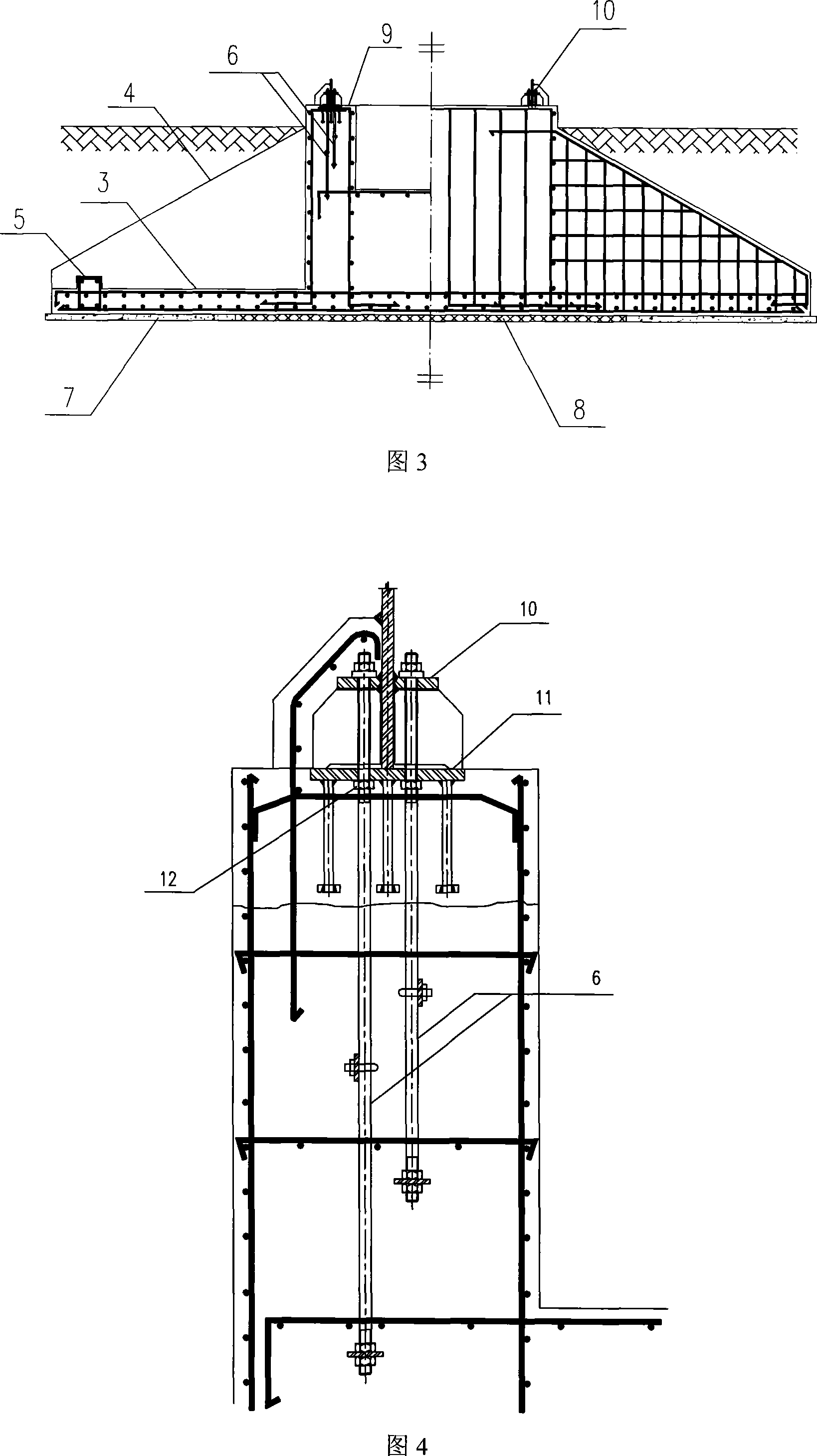 Annular bearing bottom plate grillage beam type wind-power generating tower foundation