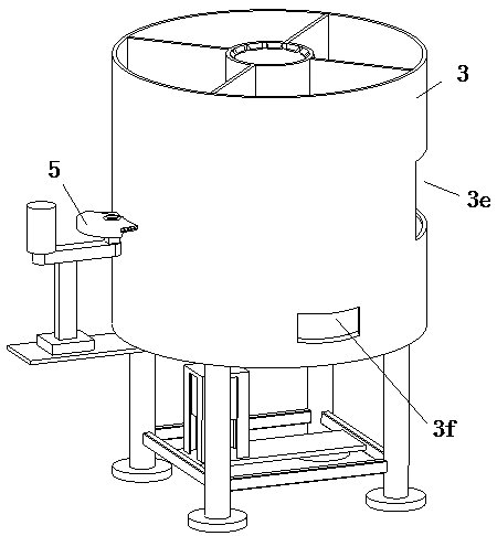 Cement unpacking machine