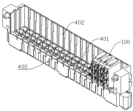 Female-end connector for high-speed differential signal connector