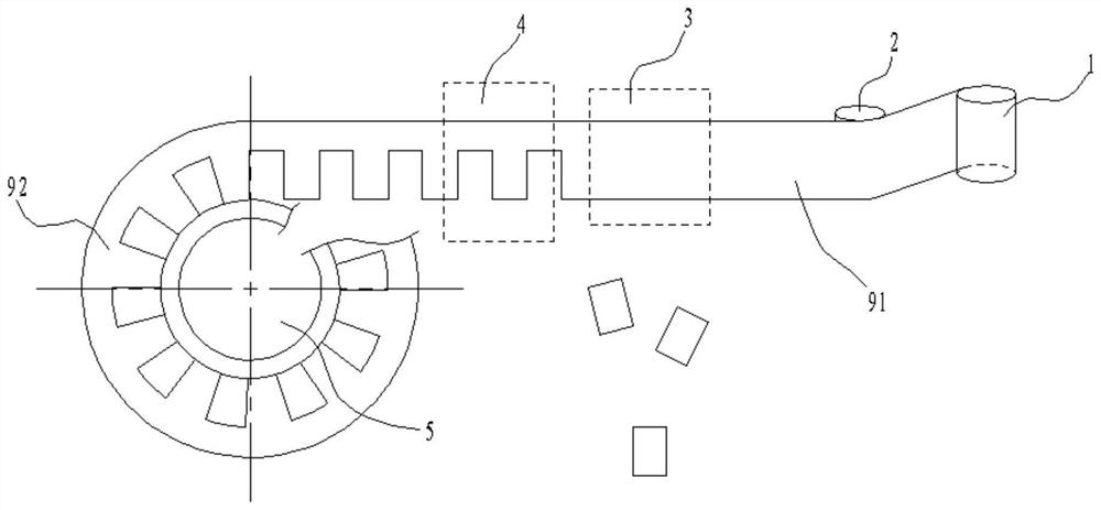 Motor iron core winding equipment