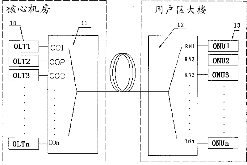 Hybrid Passive Optical Network System