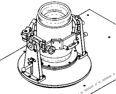 Workpiece turnover device for reshaping and binding of front and rear ends of wound core