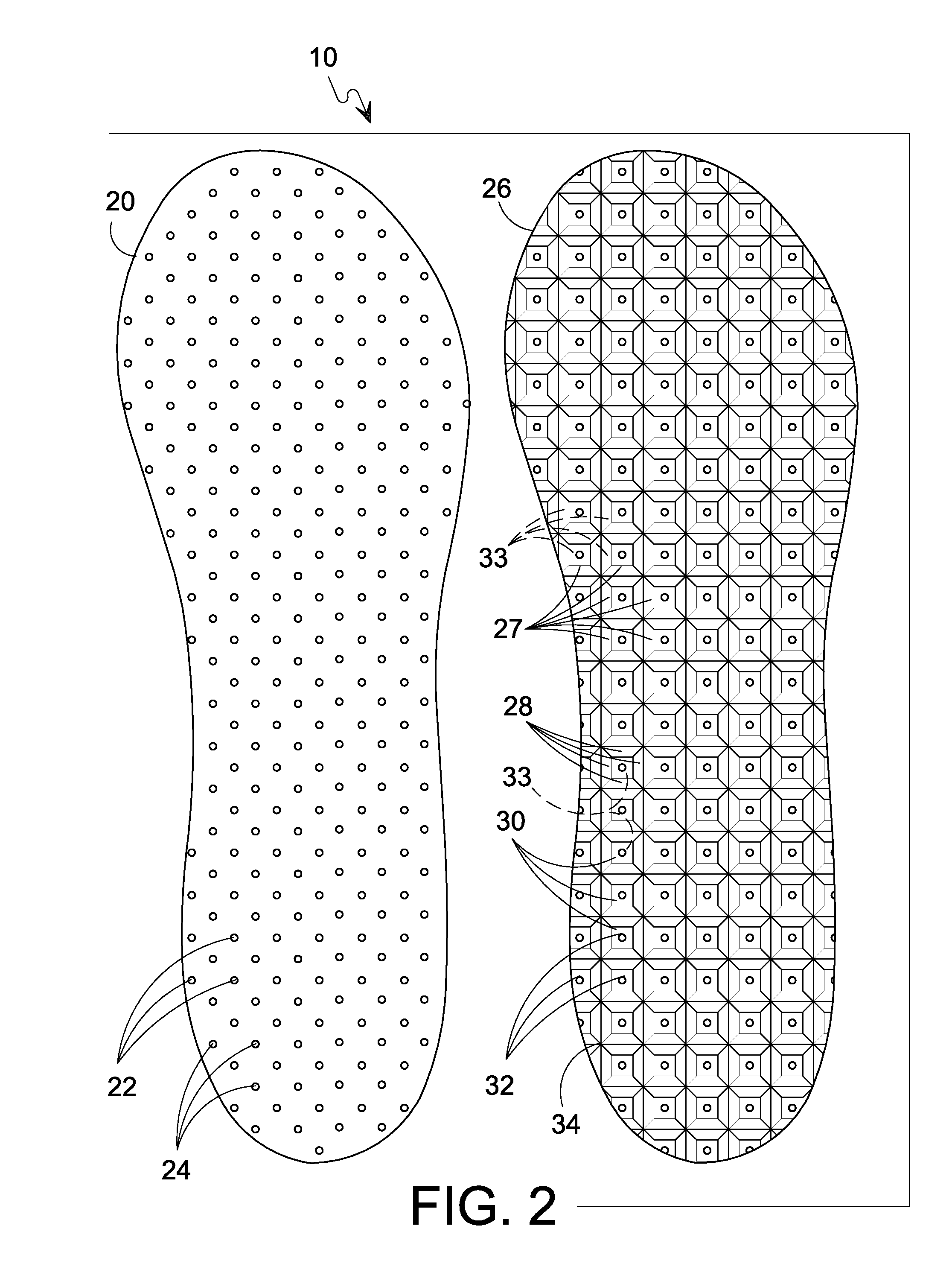 Disposable cushion shoe insert