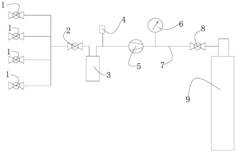 SF6 waste gas continuous recovery method and recovery device