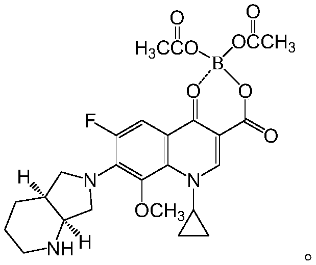 Preparation process of moxifloxacin