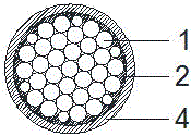 Rebar-embedded steel-pipe-coated buckling restrained brace