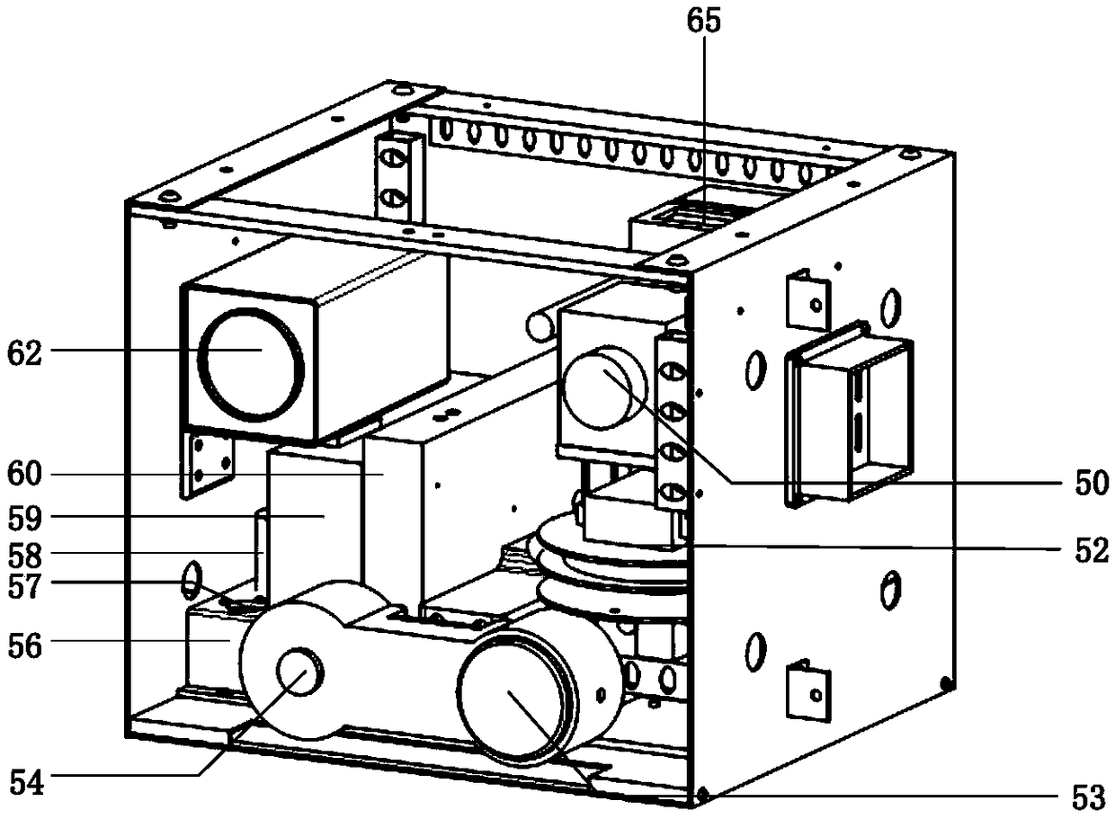 Master-slave distributed control inspection robot