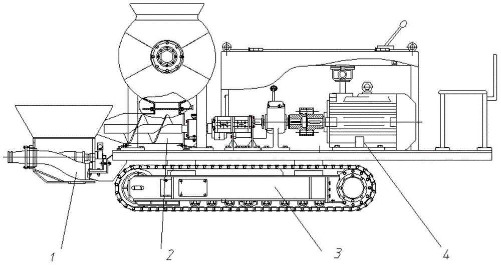 Coal mine underground wet concrete injection machine monitoring system and method