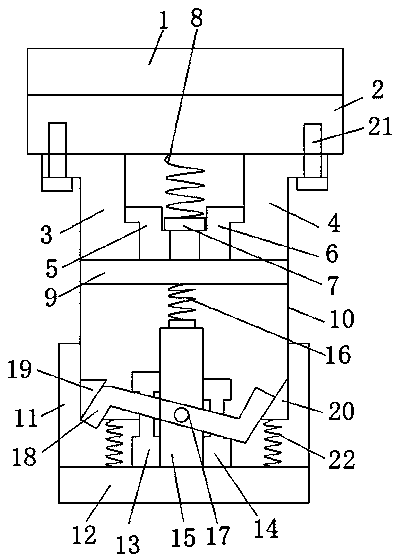 Damping device for electromechanical equipment