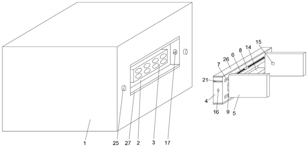 Power distribution automation communication terminal card plugging device