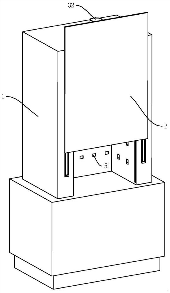 Multi-air-flow-channel switching type ventilation cabinet for laboratory