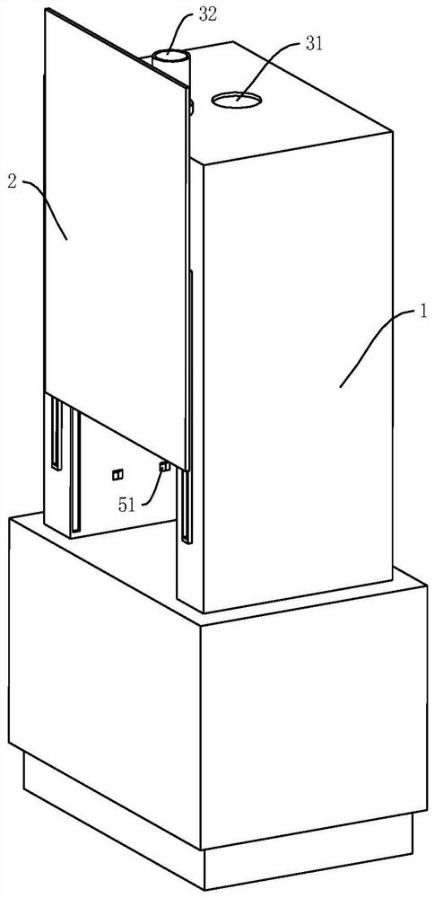 Multi-air-flow-channel switching type ventilation cabinet for laboratory