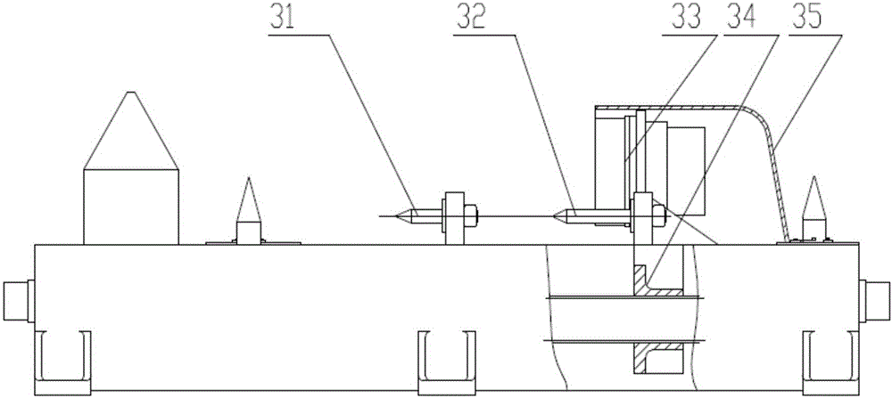 Small butt locking device for space