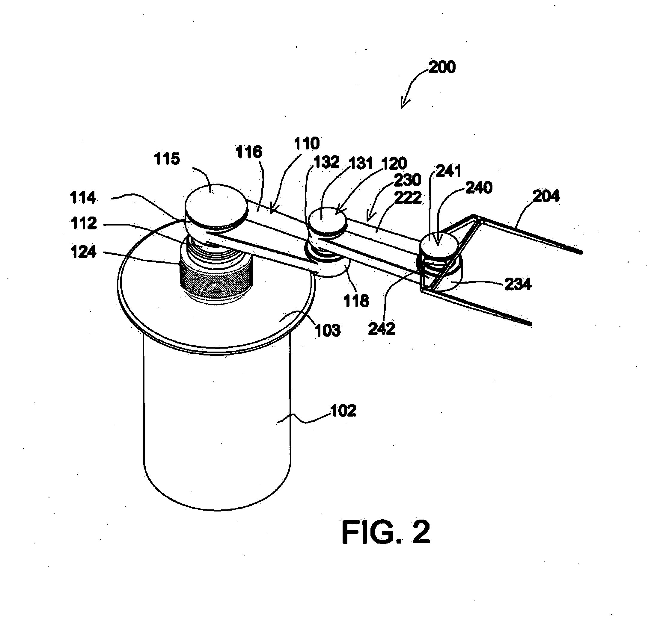 Articulated arm apparatus and system