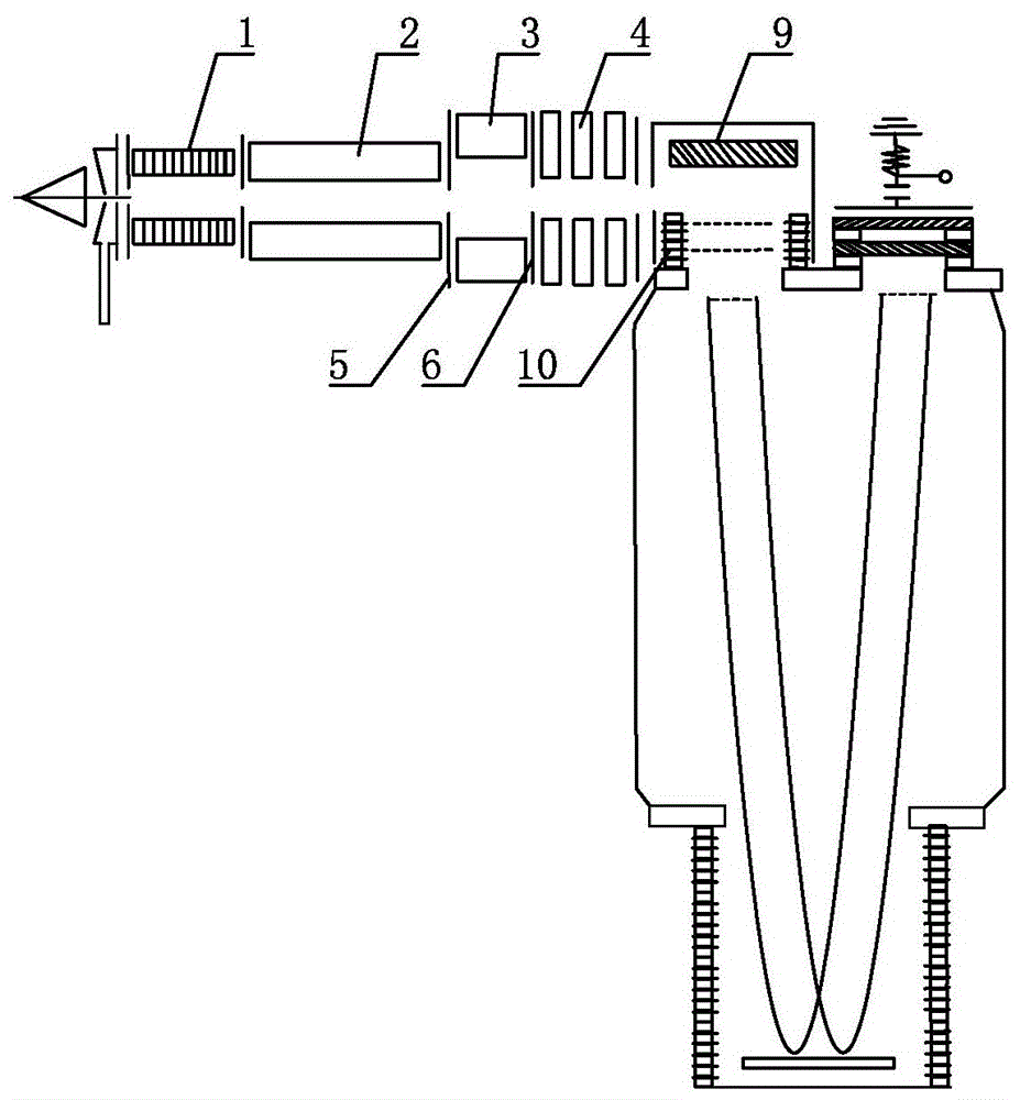 Ion enrichment introduction device and method for atmospheric pressure ion source time-of-flight mass spectrometer