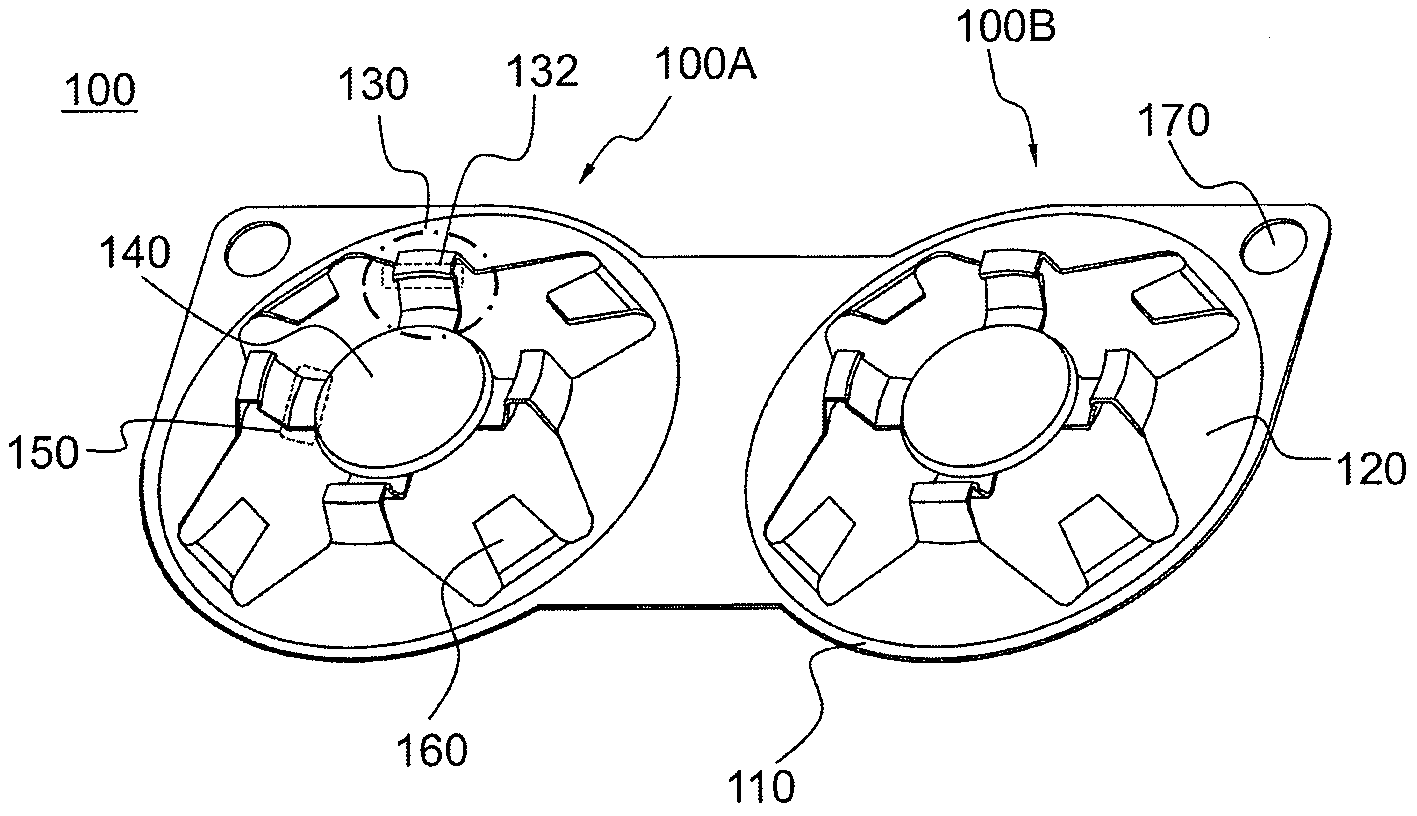 Electrical connecting member of assembling type and secondary battery pack containing the same