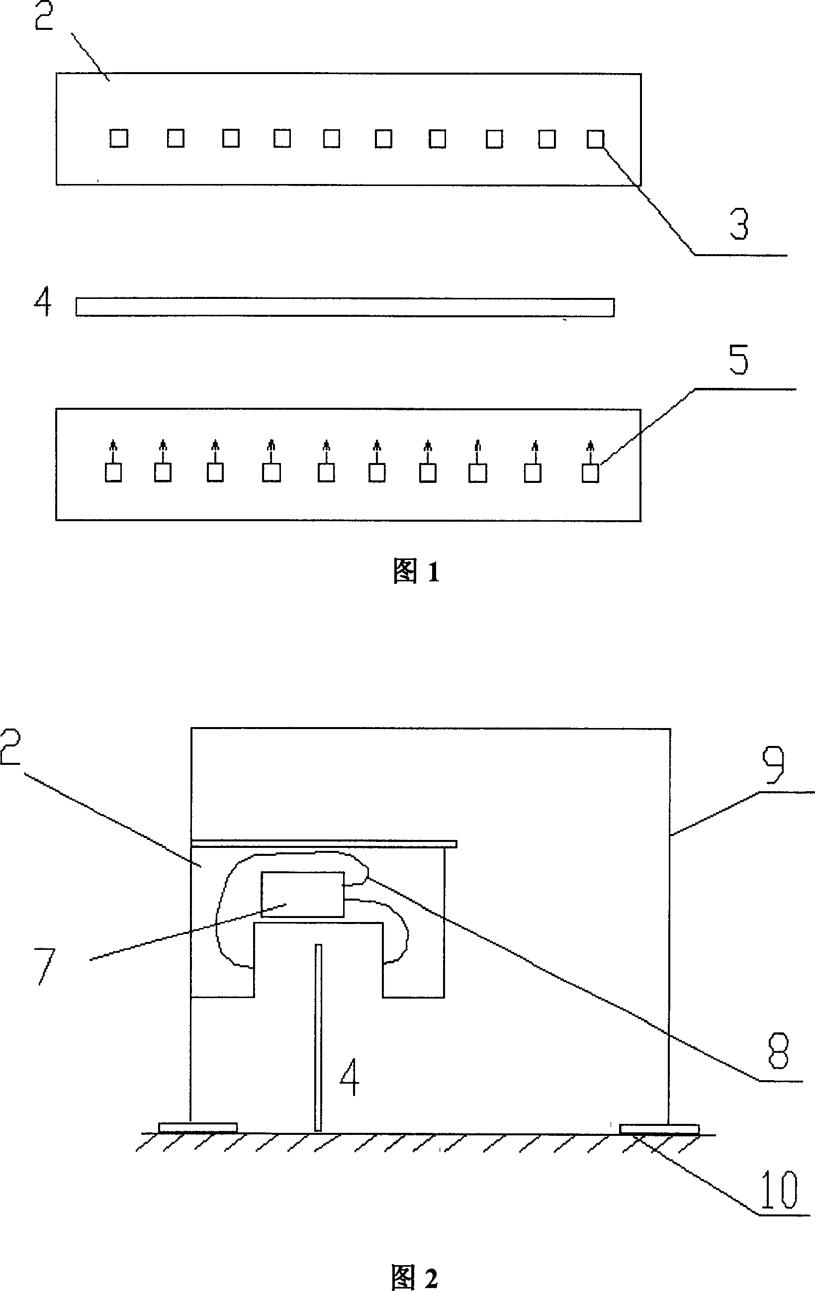 Identifying and automatic aligning system for coking furnace machinery furnace number